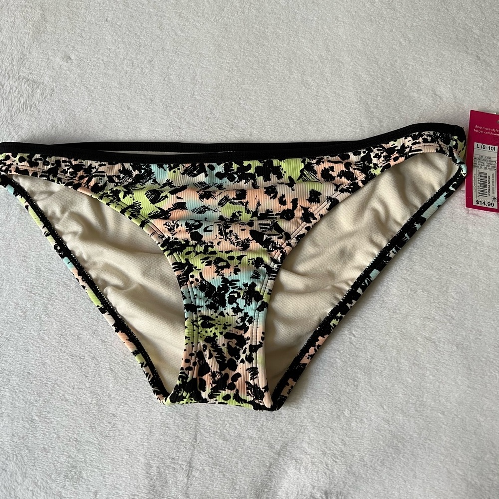 Multicolor Bikini Bottom (Size LARGE)